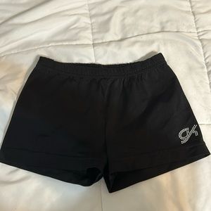 GK black athletic shorts